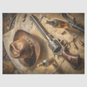 西のワイルドウエストカウボーイハット保安官の供給 薄葉紙 (正面)