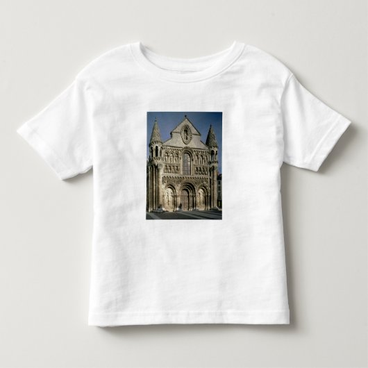 西の前部(写真)の眺め トドラーTシャツ (正面)