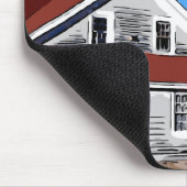 西の古風な頭 マウスパッド (コーナー)