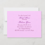 西の国のサンセットホースをテーマ結婚にした 招待状 (裏面)