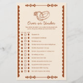 西の国の上または下のブライダルゲーム (正面)