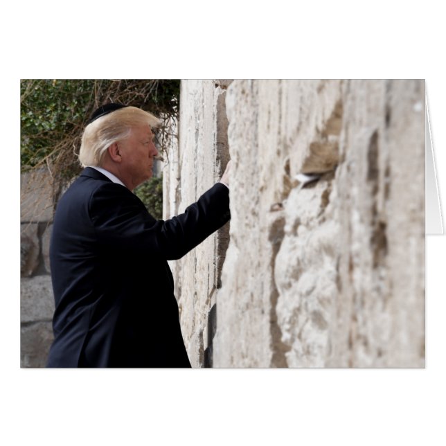 西の壁にドナルド・トランプの場所のノート (正面横)