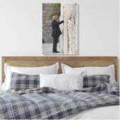 西の壁にドナルド・トランプの場所のノート キャンバスプリント (インサイチュ (寝室))