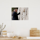 西の壁にドナルド・トランプの場所のノート ポスター (キッチン)