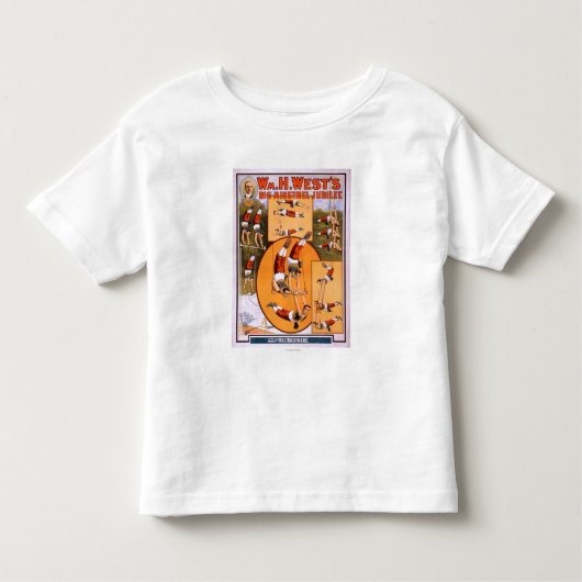西の大きい吟遊詩人のJubileeGymnastsポスター トドラーTシャツ (正面)
