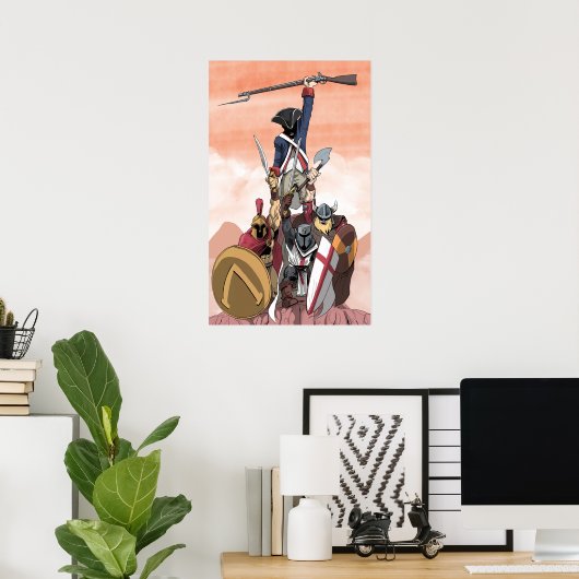 西の戦士 ポスター (ホームオフィス)