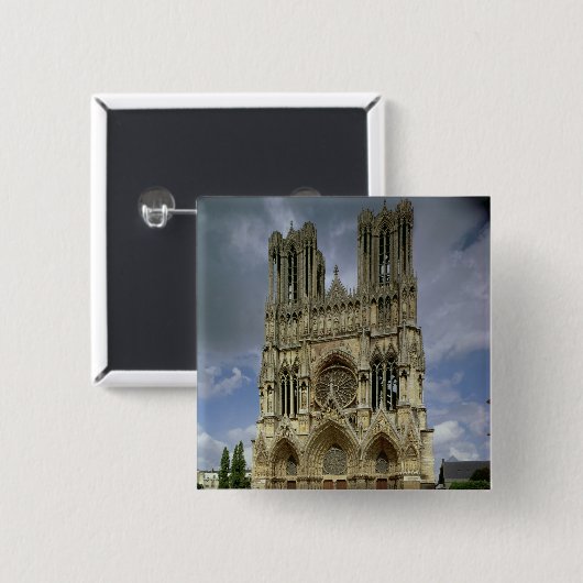 西の正面の眺め 缶バッジ (正面&裏面)