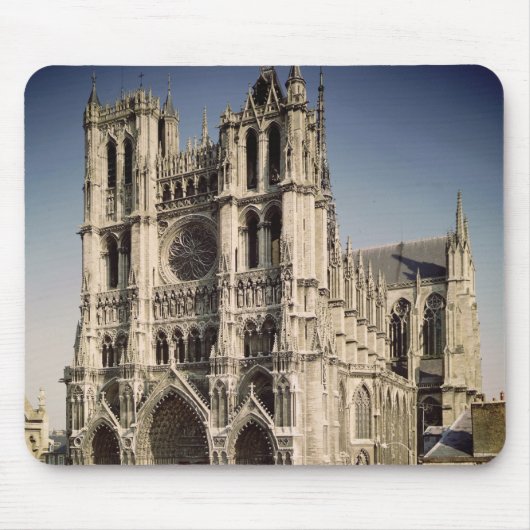 西の正面の眺め、c.1220-70 マウスパッド (正面)