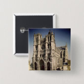 西の正面の眺め、c.1220-70 缶バッジ (正面&裏面)