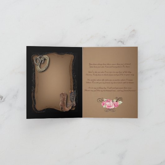 西の田舎のカウボーイは私の花嫁になる 招待状 (内部)