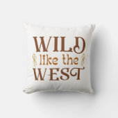 西の空のように荒々しい クッション (正面)