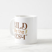 西の空のように荒々しい コーヒーマグカップ (正面左)