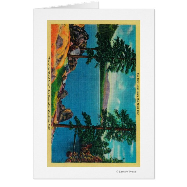 西の端からビッグベア湖 (正面)