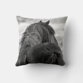 西の荒々しい口髭 クッション (裏面)