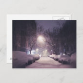 西の西側の冬の輝き ポストカード (正面/裏面)