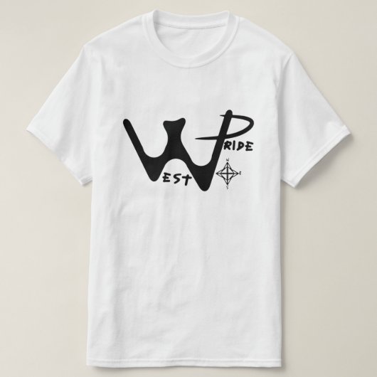 西の誇り Tシャツ (デザイン正面)