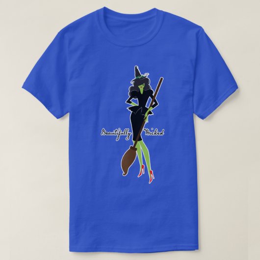 西の邪悪な魔女、美しく邪悪 Tシャツ (デザイン正面)