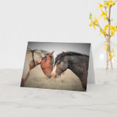 西の野生の口ひげ カード (黄色い花)