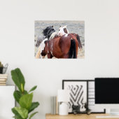 西の野生の口ひげ ポスター (ホームオフィス)