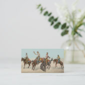 西の野生の西カウボーイズバッキング馬 名刺 (スタンド正面)