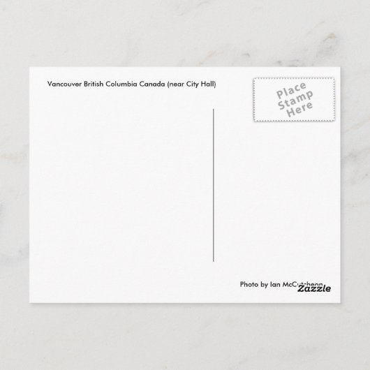 西の霊リス ポストカード (裏面)