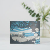 西の馬のキャラバン葉書を移動している 案内ポストカード (スタンド正面)