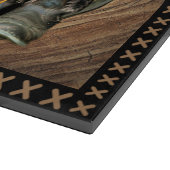 西の馬カウボーイブーツカウボーイハットワゴンホイール カッティングボード (角)