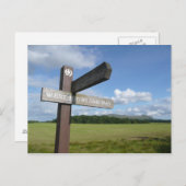 西の高地の方法印の郵便はがき ポストカード (正面/裏面)