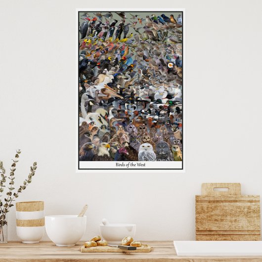 西の鳥 ポスター (キッチン)
