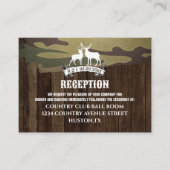 西の鹿狩りは結婚向こう エンクロージャーカード (正面)