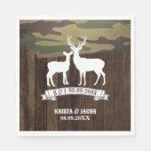 西の鹿狩りは結婚過ぎ スタンダードランチョンナプキン (正面)