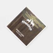 西の鹿狩りは結婚過ぎ スタンダードランチョンナプキン (角)