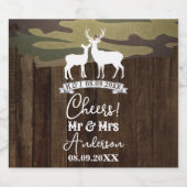 西の鹿狩りは結婚過ぎ ビールラベル (シングルラベル)