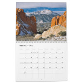西の2013カレンダーの景色 カレンダー (2月 2027)