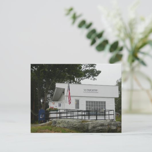西のBoothbayは私を04575メインの郵便局のPC隠します シーズンポストカード (スタンド正面)