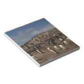 西のGentoo Penguin(Pygoscelis papua)植民地 ノートパッド (アングル)