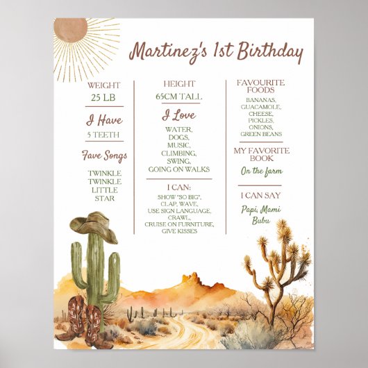 西はカウボーイマイルストーンの一つの誕生日だった ポスター (正面)