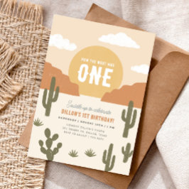 西はワンカウボーイ誕生日 招待状