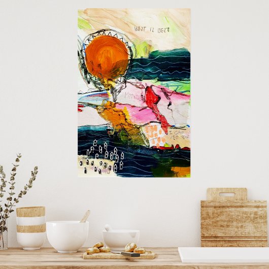 西は最高の ポスター (キッチン)