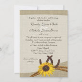 西ひまわりと馬蹄類 招待状 (正面)