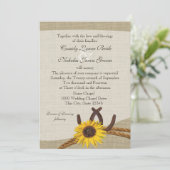 西ひまわりと馬蹄類 招待状 (スタンド正面)