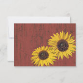 西ひまわり木と納屋の木の応答カード 出欠カード (裏面)