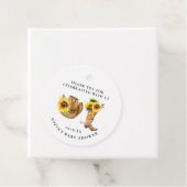 西ひまわり素朴女性のカーボーイベビーシャワー フェイバータグ (インサイチュ)