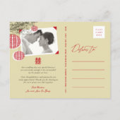 西ぶら下がった西中国の提灯の枝 案内ポストカード (裏面)