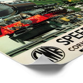 西へのスピード – 西素晴らし鉄道 ポスター (角)