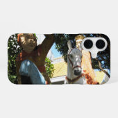 西への旅[サル魔法] iPhone 16ケース (裏面横)