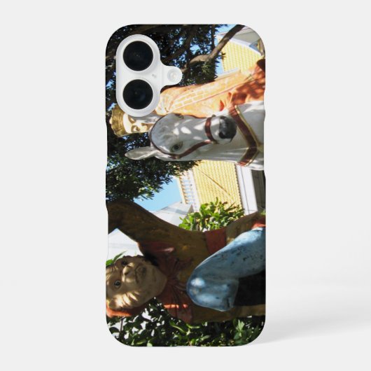 西への旅[サル魔法] iPhone 16ケース (裏面)