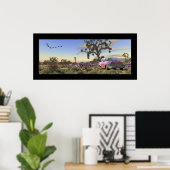 西へ行く/トゥジュールに加えて ポスター (ホームオフィス)