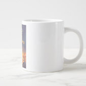 西へ飛んでアメリカ大陸へ ジャンボコーヒーマグカップ (右)