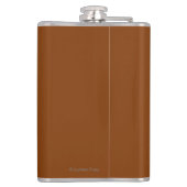 西を探検しているルイスおよびクラーク フラスク (裏面)